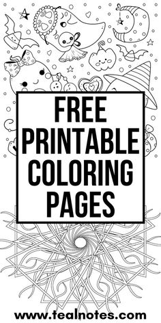 a free printable coloring page for kids to color with the words, free printable coloring