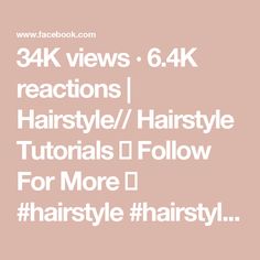 34K views · 6.4K reactions | Hairstyle// Hairstyle Tutorials ❣️ Follow For More 🌺 #hairstyle #hairstylist #hairstyletutorial #simplehairstyles #hairstyleforgirls #instagram #instagramgrowth #reels #trendingsongs #weddinghairstyles #viralhairstyle | Neelam Arora | naristhetix · Original audio Hairstyle Tutorials, Trending Songs, Instagram Growth, Follow For More, Hair Tutorial, Easy Hairstyles, Hair Stylist, Wedding Hairstyles