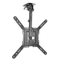 the tilting tv wall mount is shown with two arms and one arm on each side