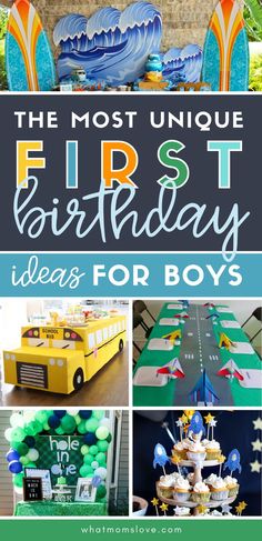 the most unique first birthday ideas for boys