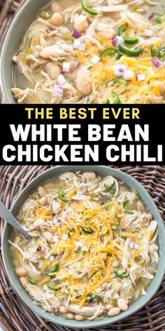 the best ever white bean chicken chili