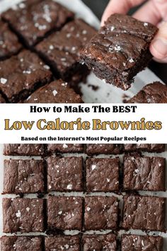 how to make the best low calorie brownies