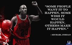 michael jordan quote about basketball player and motivational poster for sports fanaticss or fans