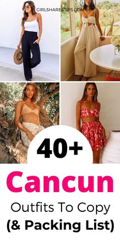 the top ten outfits to copy and packing list for women in their 20s's