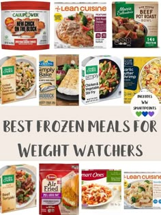 the best frozen meals for weight watchers