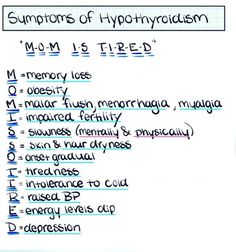 a whiteboard with writing on it that says sumptoms of hypophysism