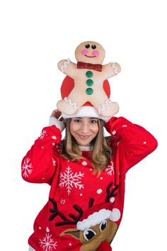 "Get this Awesome Gingerbread Man Hat Today! This Gingerbread Man Hat will definitely make you stand out at your next Party, Wedding, Corporate Event, Birthday, Quinceanera, or Halloween Party! Product Details: ✓Made in the USA ✓Handmade ✓High Quality Foam ✓One Size Fits Most ✓Customizable to your preferences \"This is where your party starts\". Give your next party a new life and rediscover your youth with Foam Party Hats. Foam Party Hats Guarantee At Foam Party Hats we believe our hats help br Winter Party Costume Hat, One Size Fits Most, Gingerbread Hat, Adult Gingerbread Costume, Red Christmas Party Costume Hat, Christmas Party Hats Zazzle, Foam Wigs, Foam Party, Wig Party, Gingerbread Party