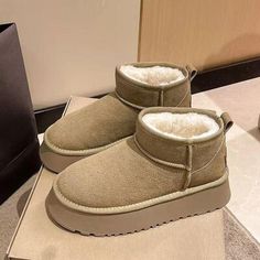 Heel height: Flats Material: polyester Imported Product measurements: 6: Foot length 9.1 in7: Foot length 9.3 in8: Foot length 9.4 in9: Foot length 9.6 in10: Foot length 9.8 in11: Foot length 10 in Mini Boots, Warm Snow Boots, Black Camel, Snow Boots Women, Platform Ankle Boots, Winter Snow Boots, Chunky Platform, Winter Boots Women, Platform Boots