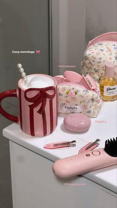 Pink Christmas mug skincare aesthetic What’s in my bag aesthetic pink princess aesthetic pink Pilates princess aesthetic decor Pink Pilate princess bedroom decor desk Pilates princess desk decor manifesting positive energy Angel numbers lucky it girl Instagram Story Food, Aesthetic Amazon Finds, Aesthetic Lipstick, Wellness Girl, 30 Aesthetic, Aesthetic Amazon, Dior Blush, Dior Lip Glow, Pink Lifestyle