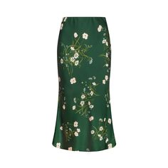 Floral Print Midi Skirt Green Adding a floral daisy print for feminine appeal, it makes for easy everyday option. In a simple straight cut with playful ruffled hem, it goes great with tailored shirts and classic tees alike. This midi skirt from Truly is made from a soft fabric for comfortable wear. Polyester 100% Casual Green Floral Print Skirt, Green Floral Midi Skirt, Fitted Green Floral Print Skirt, Green Floral Print Non-stretch Skirt, Multicolor Midi-length Skirt With Lined Detail, Floral Print Midi Skirt, Satin Midi Skirt, Printed Midi Skirt, Wrap Dress Floral