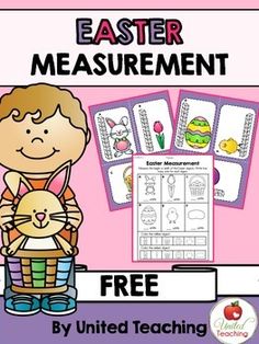 an easter measurement game for kids