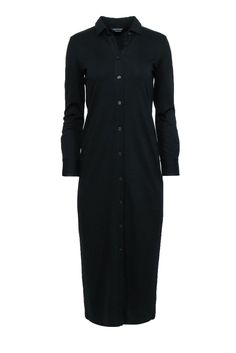 Current Boutique-Club Monaco - Black Knit Maxi Shirt Dress Sz XS Classic Solid Color Maxi Dress, Classic Fitted Long Sleeve Maxi Dress, Classic Long Sleeve Fitted Maxi Dress, Classic Black Maxi Dress, Classic Solid Color Formal Maxi Dress, Classic Black Maxi Dress For Spring, Classic Formal Maxi Dress, Classic Fitted Maxi Dress For Office, Black Button-up Business Dress