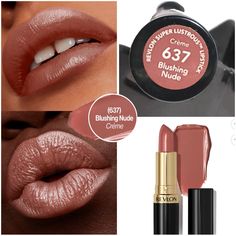 Revlon Super Lustrous Creme Lipstick, Creamy Formula, 637 Blushing N., 0.15 Oz Brand Revlon Color 637 Blushing Nude Smoke & Pet Free *Cross Posted*Open To Reasonable Offers*Fast Shipping K3-8999 Pretty Lipstick Colors, Pretty Lipstick, Funky Makeup, Revlon Color, Lip Tips, Revlon Lipstick, Revlon Super Lustrous Lipstick, Revlon Makeup, Revlon Super Lustrous