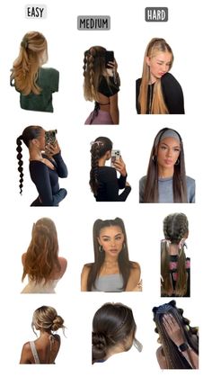 #hairstyles #school School Hairstyles, Hairdos For Curly Hair, Back To School Hairstyles, Hair Stylist Life