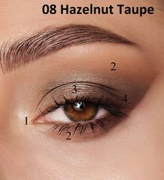 Matte and pearlescent shades, rich pigmentation, high color rendering and durability A universal palette of 4 harmoniously selected shades with a matte and pearlescent finish allows you to create both a discreet daytime nude makeup and a spectacular evening makeup. Thanks to the unique silky powder texture of ultra-fine milling, the shadows are easy to distribute, flawlessly shade into a soft haze and create a perfectly smooth, even coating. The highly pigmented formula provides rich color rende Taupe Eyeshadow Look, Taupe Makeup, Taupe Eyeshadow, Hamamelis Virginiana, Powder Texture, Matte Eyeshadow Palette, Dramatic Eyes, Nude Eyeshadow, Evening Makeup