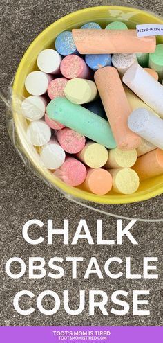 Obstacle Course For Toddlers, Sidewalk Chalk Obstacle Course, Chalk Obstacle Course, Summer Activities For Preschoolers, Toddler Obstacle Course, Outdoor Games For Toddlers, Sidewalk Chalk Games, Outside Activities For Kids, Summer Activities For Toddlers