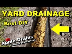 the best way to drain your yard drainage system