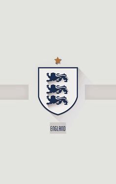 the england crest is displayed on a wall