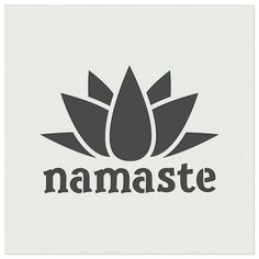 the namaste logo on a white background