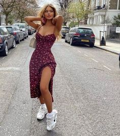 Outfits Vestidos Largos, Accessorizing Outfits, Outfits For Work, Outfits Dresses, Elegante Casual, Outfit Trends, Causual Outfits, Mode Inspo, Outfits Fashion