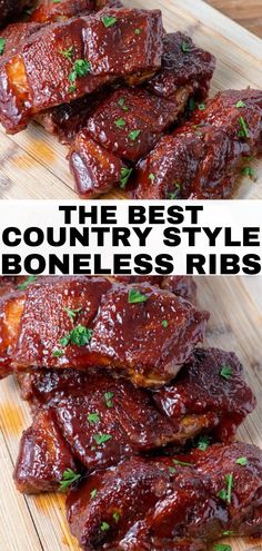 the best country style boneless ribs recipe is easy to make, and so delicious