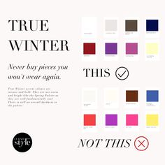 The True Winter Palette Guide for 2024 | Curate Your Style True Winter Colour Palette Outfits, True Winter Wardrobe Palette, Winter True Outfits, Curate Your Style, True Winter Neutrals, True Winter Clothes, True Winter Outfits Capsule Wardrobe, True Winter Makeup Looks