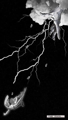 a black and white photo of a lightning