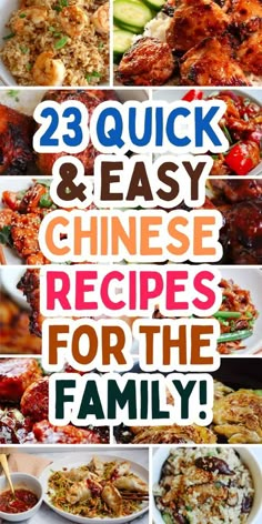 23 quick and easy chinese recipes for the family