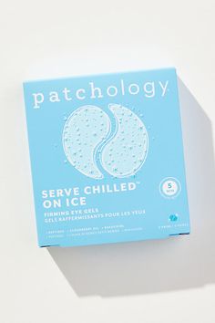 Refresh tired, puffy eyes with this cooling, firming eye mask. | Serve Chilled On Ice Firming Eye Gels by Patchology in Blue at Anthropologie