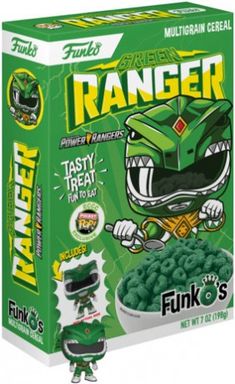 a box of frank's green ranger tasty treat