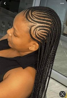 Simple All Back Cornrows Hairstyles, Simple Cornrow Styles, Braid Trends