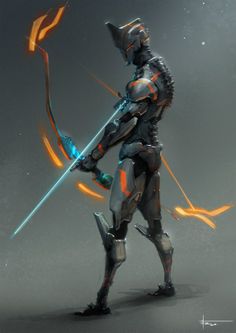 Archer Sci-fi Armor, Arte Robot, Male Character, Robots Concept, Robot Concept Art, Armor Concept, Space Opera, 판타지 아트, 영감을 주는 캐릭터