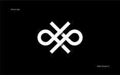 an infinite sign is shown on a black background