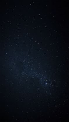 the night sky is filled with stars