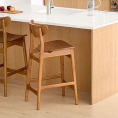 Classic Café Bar & Counter Stools | West Elm Cafe Bar Counter, Classic Cafe, Cafe Counter, Walnut Dining Chair, Modern Counter Stools, Bar Counter Stools, Stool Cushion, Kitchen Counter Stools, Christmas Coffee Bar