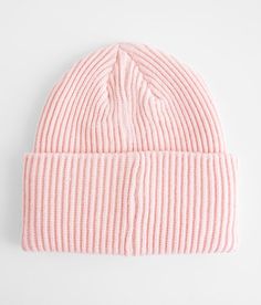 C.C® Ribbed Beanie - Pink , Women's Blushpink Rubber patch beanie One size fits most. 50% Viscose 30% Polyester 20% Nylon. Hand wash cold. Do not bleach. Do not tumble dry. Do not iron. Do not dry clean. Apparel & Accessories > Clothing Accessories > Hats Trendy Pink Cotton Beanie, Casual Pink Beanie One Size, Pink Knitted Casual Hat, Casual Pink Beanie For Spring, Casual Pink Beanie, Casual Warm Pink Beanie, Casual Pink Knitted Hat, Trendy Pink Beanie For Spring, Pink Casual Beanie Cap