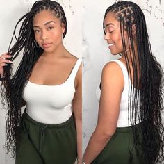 Small Goddess Braids, Short Goddess Braids, Goddess Braid Styles, Knotless Box Braids, Goddess Braids Hairstyles, Box Braids Hairstyles For Black Women, Braids Hairstyles Pictures, Box Braids Styling