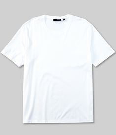 From Murano&#x2C; this tee features:Crew neckClassic fitShort sleevesQuick stretch trim Cotton/polurethane Machine wash/tumble dryImported. Boyfriend Clothes, Blank Tshirt, Mock Up T Shirt, Plain Tee Shirts, Plain White Shirt, Joker Face, Plain White T Shirt, White Tshirt Men, Winter Fashion Coats