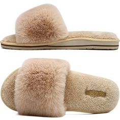 PRICES MAY VARY. 【THICK TPE MEMORY FOAM CUSHION】Insole of indoor slippers for women open toe is constructed with high-elastic TPE memory foam that has enough soft cushion and support,and have arch support to improves foot and leg alignment, enhances comfort, and really helps you if you feel foot uncomfortable. 【PREMIUM MATERIAL】Constructed with Rabbit hair upper and high density cushioning, these women house shoes mules may feel a bit snug at first and then they will stretch a little to a custom Slippers With Arch Support, Fluffy Slippers, Bedroom Slippers, Open Toe Slippers, Slide Slippers, Fuzzy Slippers, Slippers Women, Womens Slides, House Shoes