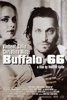 the movie buffalo 66 is shown in black and white, with an image of two women