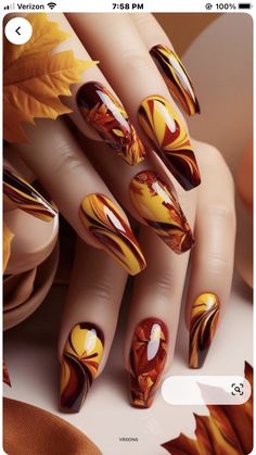 Autumn Nails Pumpkin, Nails Autumn, Chic Nail Art, Korean Nail Art, Pumpkin Nails, October Nails, Classic Nails, Nail Art Designs Videos, Nails Halloween