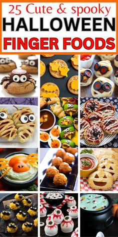 25 cute and spooky halloween finger foods