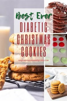 Sugar Free Christmas Treats, Christmas Party Recipes, Recipes For Diabetics, Classic Peanut Butter Cookies