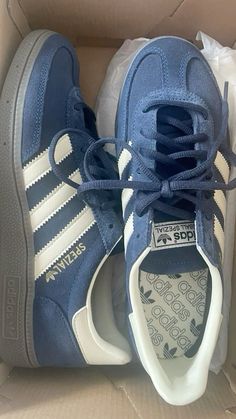 Picture by @darbyclara254 Adidas Spezials, Navy Blue Shoes, Adidas Spezial