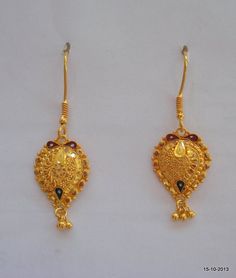 20k gold earrings handmade jewelry traditional design Handmade Gold Jhumkas For Festive Occasions, Traditional Gold Earrings For Anniversary, Temple Jewelry Danglers With Filigree As A Gift, Yellow Gold Temple Jewelry Bridal Earrings, Traditional Yellow Gold Dangle Bridal Earrings, Gold Bridal Earrings For Anniversary, Traditional 22k Gold Earrings For Anniversary, Handmade Yellow Gold Danglers For Wedding, Gold Temple Jewelry Bridal Earrings For Anniversary