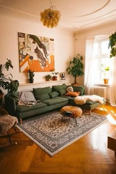 the living room is clean and ready for us to use it's new furniture