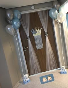 Hospital Decoration, Welcome Home Decorations, Baby Boy Decorations, Baby Deco, Idee Babyshower, Baby Door, Baby Shower Deco, Welcome Home Baby, Girl Baby Shower Decorations