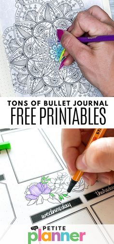 Check out this HUGE list of free journal printables! There is everything a buller journal needs including habit trackers, mood trackers, weekly spreads, coloring pages, and more! All of these are FREE printables! Mood Tracker Free Printable, Free Journal Printables Templates, Free Journal Printables, Journal Printables Templates, Art Worksheets, Anime Clothes