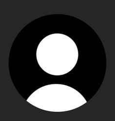 a black and white circle with the letter o in it's center, on a dark background