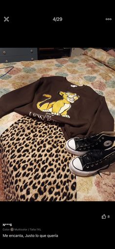 SHEIN Clasi Falda casual de uso diario con estampado de leopardo para tallas grandesHe descubierto los artículos más increíbles en SHEIN.com, ¡ve y echa un vistazo! Disney, Color